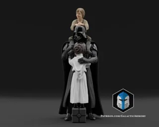 اکشن فیگور دارث ویدر و لوک و لیا | Darth Vader