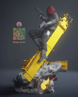 اکشن فیگور رد هود از بتمن | Red hood